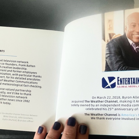 NEVER RELEASED New Softcover Book  Weather Channel ‘Essential for Every Storm’ - Picture 3 of 3